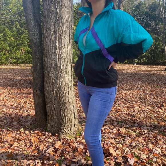 90s Windbreaker Set EuroSport Size Small - Picture 3 of 16